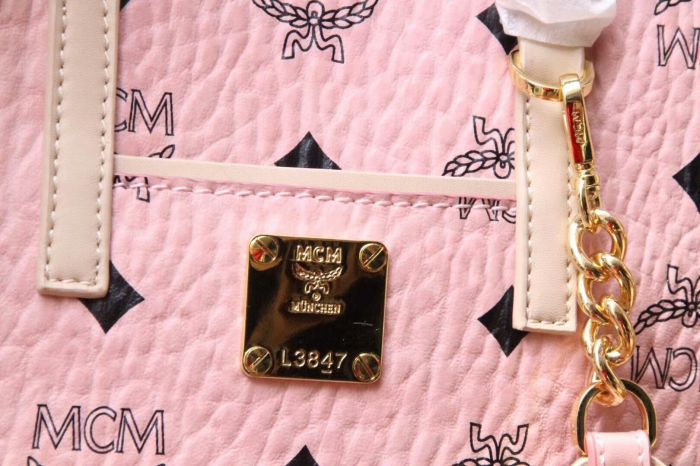 Buy Replica MCM Anya Top Zip Mini Shopper Bag 035 (Soft Pink) - Buy ...