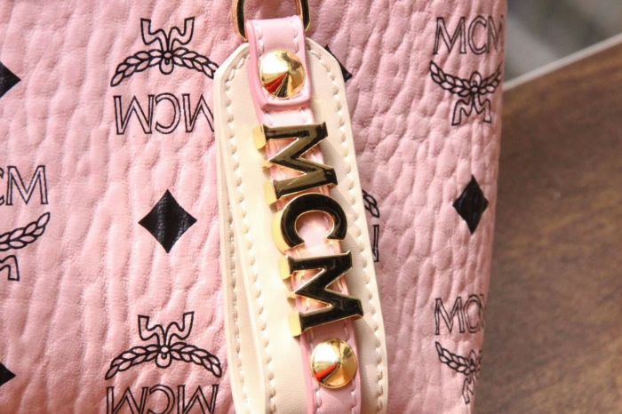 Buy Replica MCM Anya Top Zip Mini Shopper Bag 035 (Soft Pink) - Buy ...