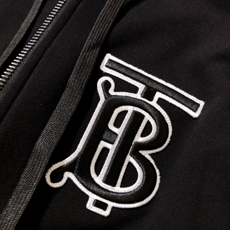 Buy Replica Burberry TB Logo Patch Hoodie Black - Buy Designer Bags ...