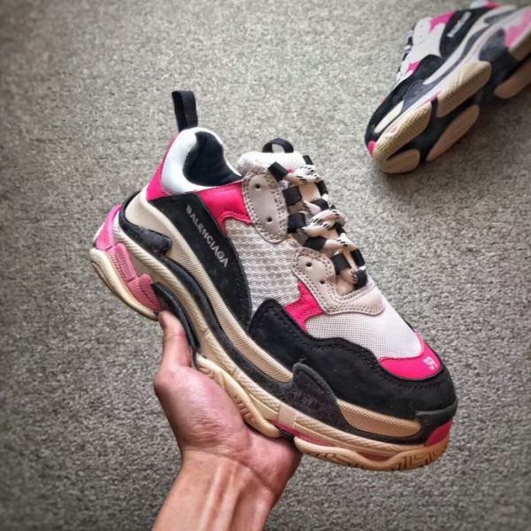 Buy Replica BALENCIAGA TRIPLE S SNEAKER ROSE/BLACK/GREY - Buy Designer ...