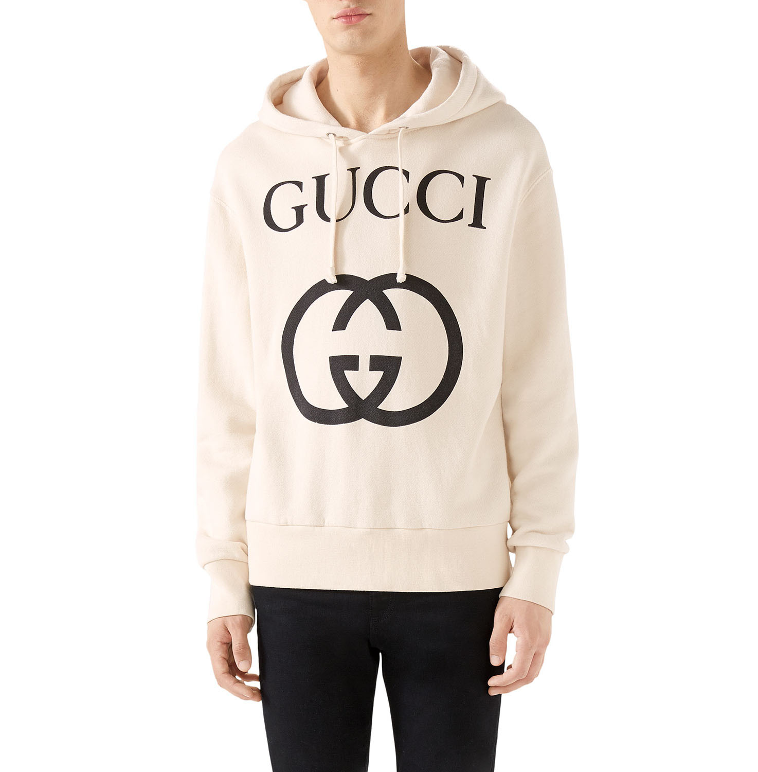 Buy Replica Gucci White Interlocking G Hoodie - Buy Designer Bags ...