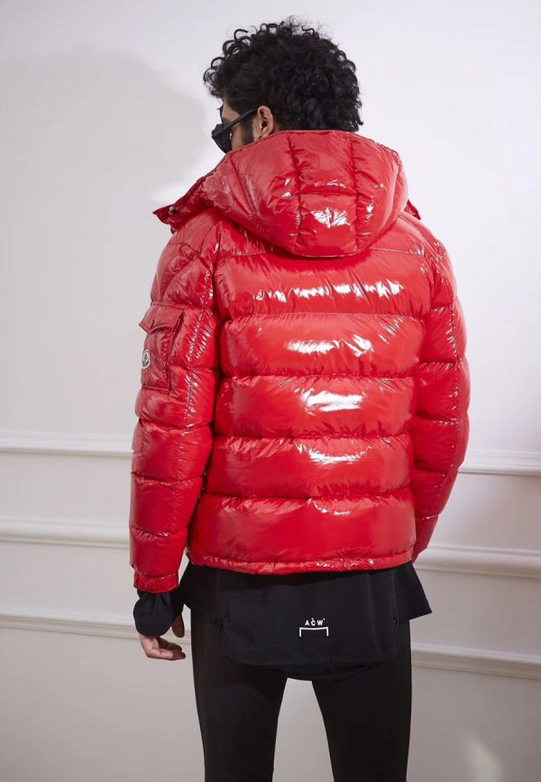 Buy Replica Moncler Maya Puffer Down Jacket Shiny Red - Buy Designer ...