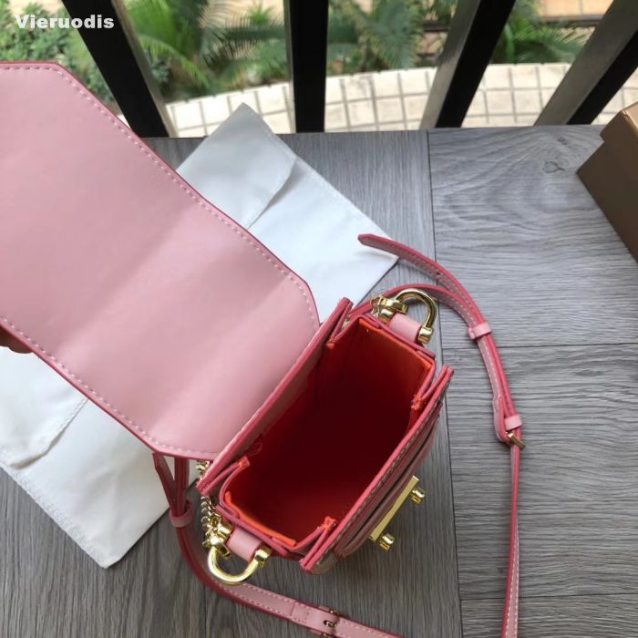 Buy Replica MCM X-Mini Patricia Crossbody Bag In Visetos Light Pink 141 ...