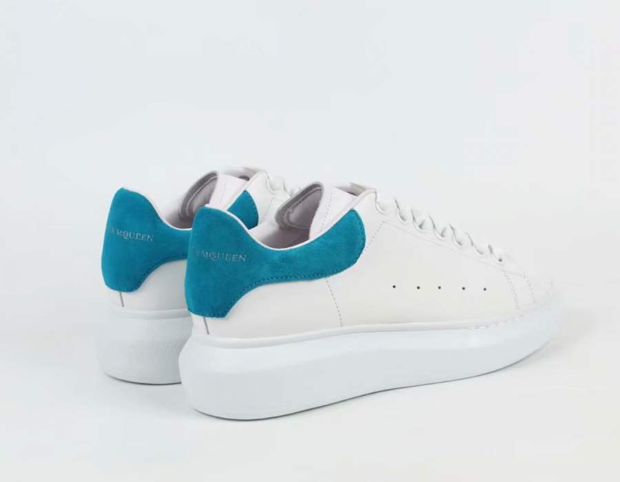 Buy Replica Alexander Mcqueen Oversized Sole Sneakers White Worker Blue ...