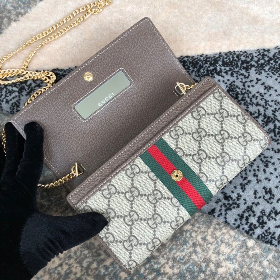 Buy Replica Gucci Ophidia GG chain wallet 546592 - Buy Designer Bags ...