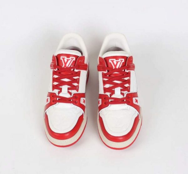 Buy Replica Louis Vuitton Lv Trainer Sneaker In Red - Buy Designer Bags ...