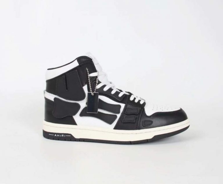 Buy Replica Amiri Skeleton High Top Sneakers In Black White - Buy ...