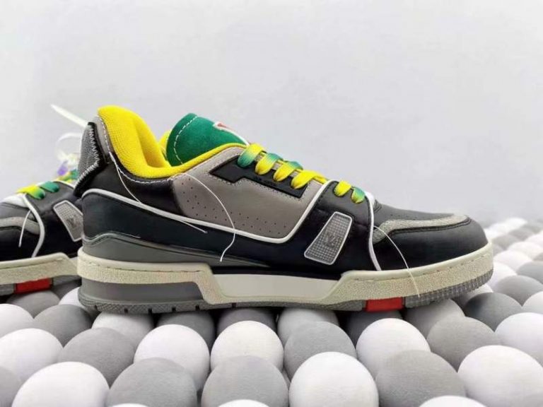 Buy Replica Louis Vuitton LV Trainer Sneaker In Jaune - Buy Designer ...