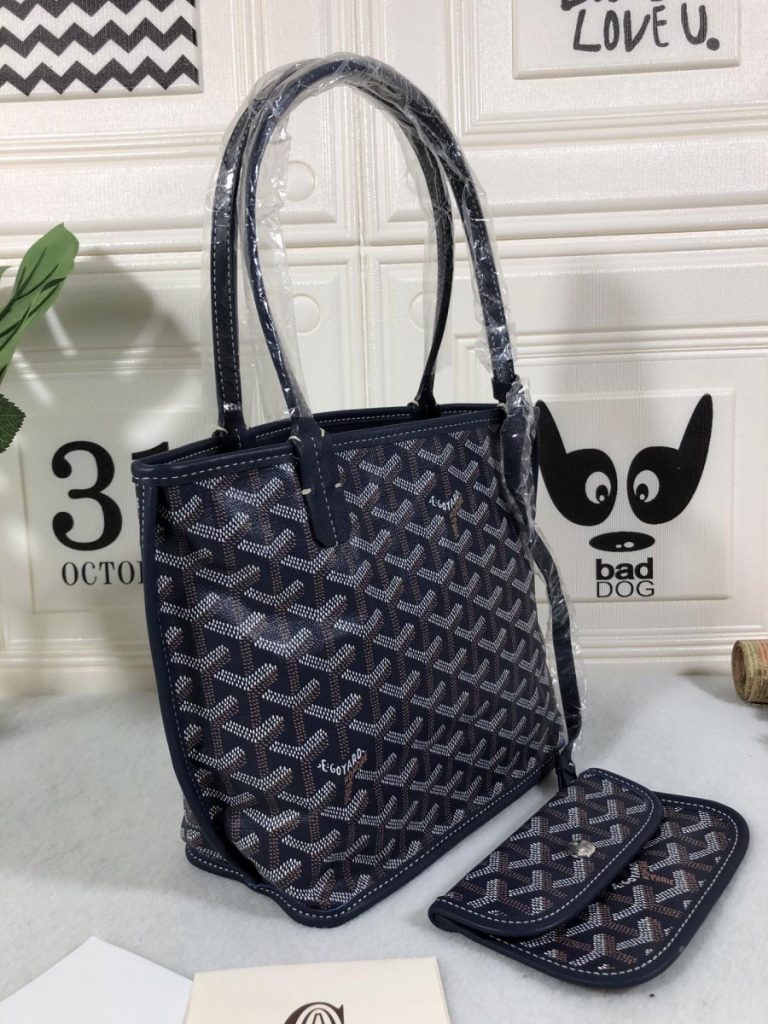 Buy Replica GOYARD ANJOU TOTE MINI NAVY BLUE 013 - Buy Designer Bags ...