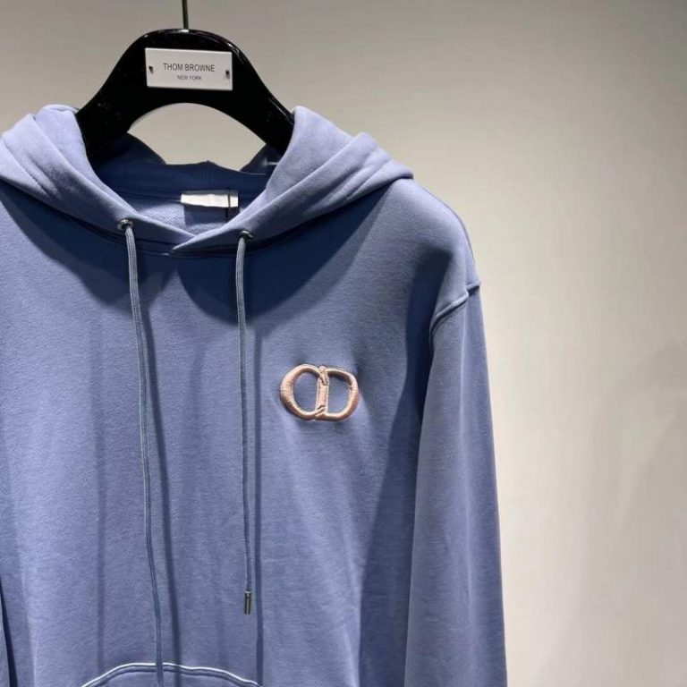 Buy Replica Christian Dior CD Icon Hoodie In Blue - Buy Designer Bags ...