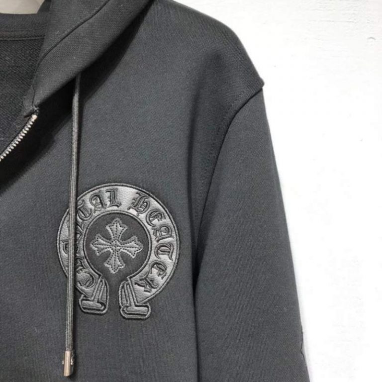 Buy Replica Chrome Hearts Cross Zip Up Hoodie In Black - Buy Designer ...