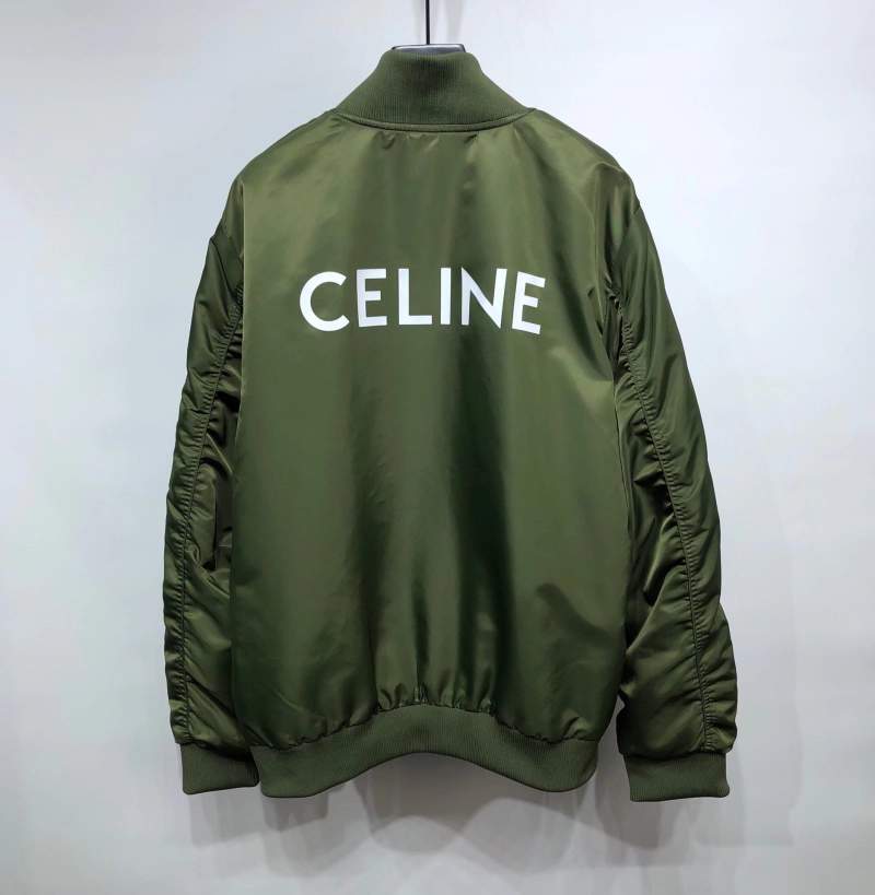 Buy Replica Celine Homme Logo-Print Shell-Twill Bomber Jacket - Buy ...