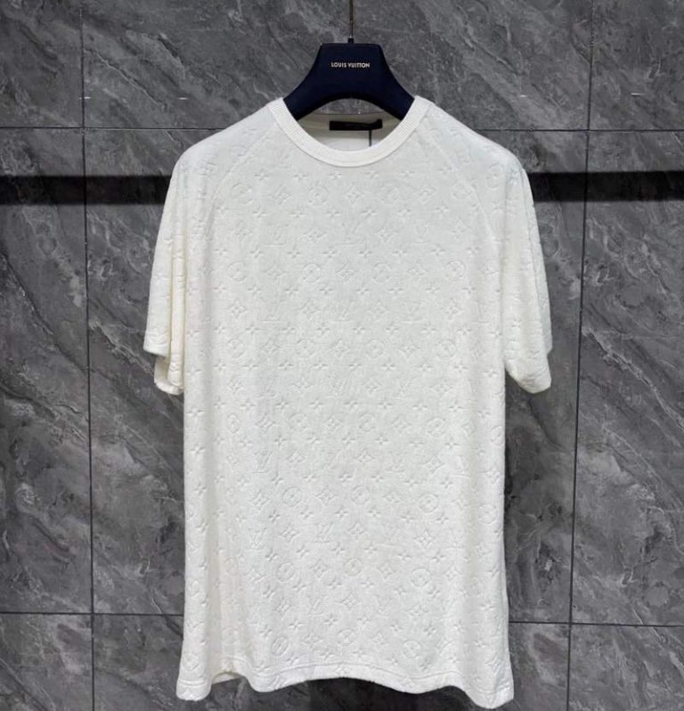 Buy Replica Louis Vuitton Monogram Toweling T-Shirt In White - Buy ...