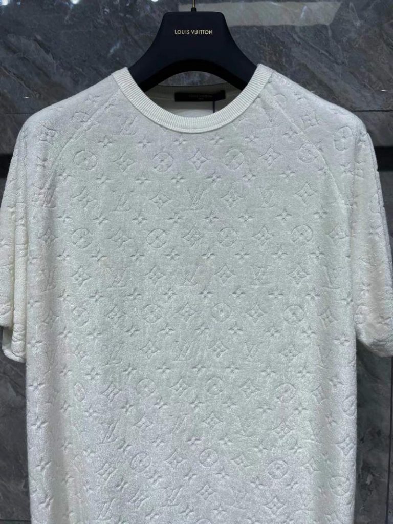 Buy Replica Louis Vuitton Monogram Toweling T-Shirt In White - Buy ...