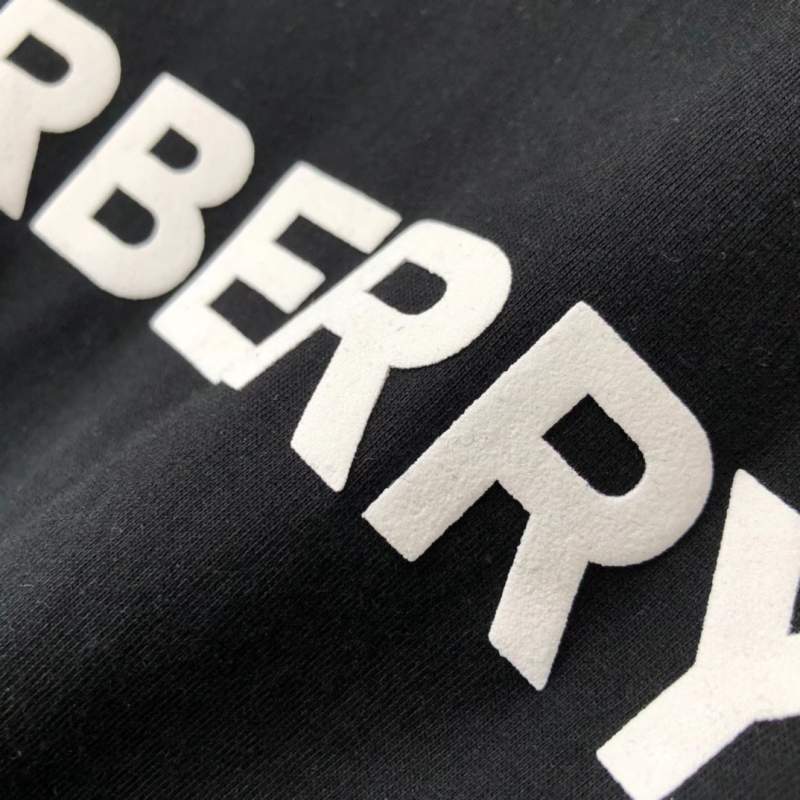 Buy Replica Burberry Logo Print Cotton Oversized T-shirt In Black - Buy ...