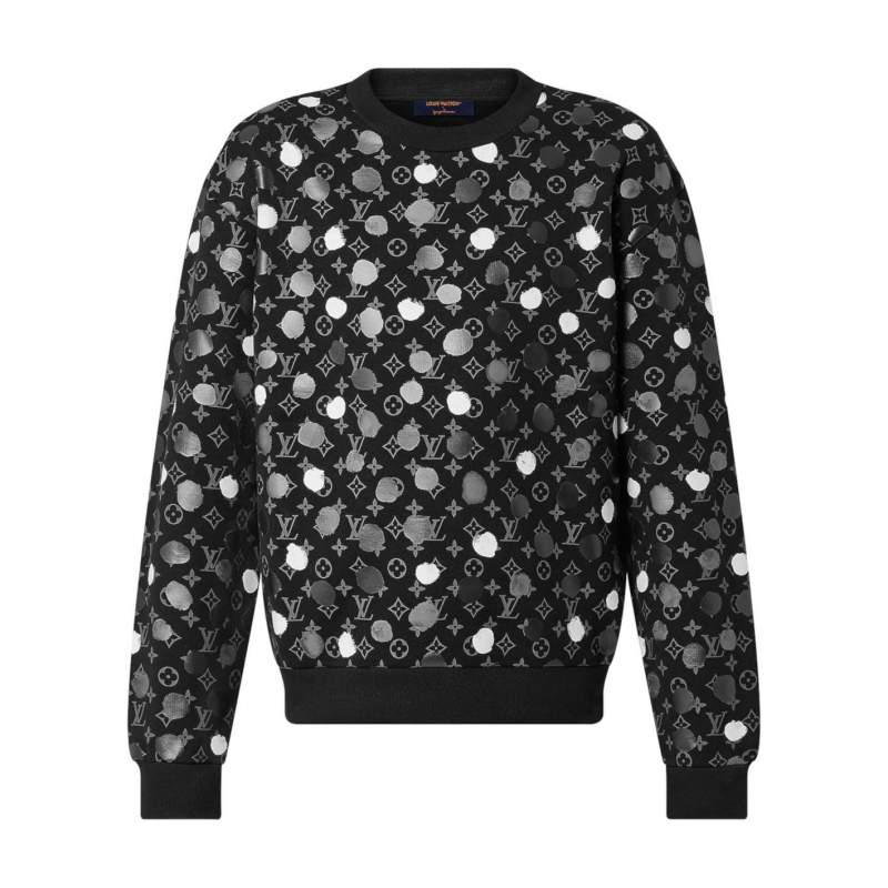 Buy Replica Louis Vuitton x YK Painted Dots Printed Sweatshirt - Buy ...
