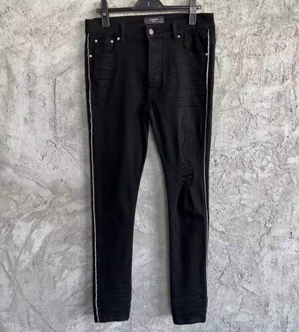 Buy Replica Amiri Swarovski Crystal Jeans Black - Buy Designer Bags ...