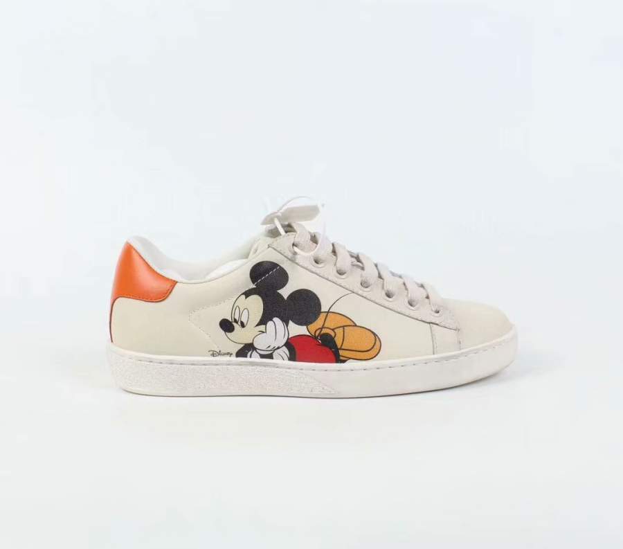 63 White Gucci x mickey mouse shoes for Mens