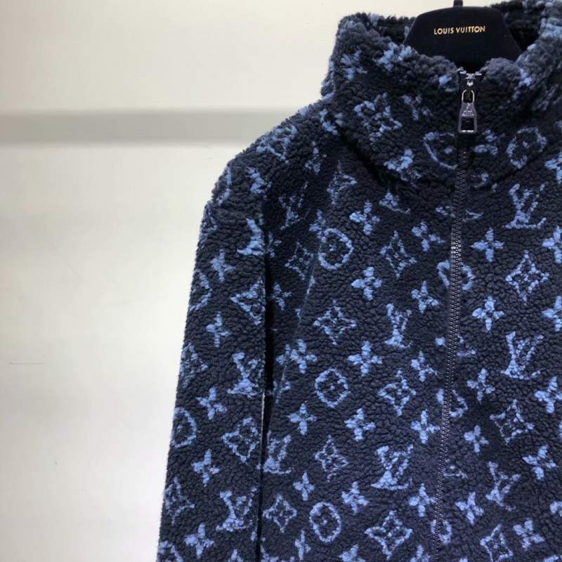 Buy Replica Louis Vuitton Monogram Jacquard Fleece Zip Through Jacket ...